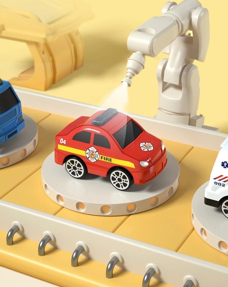 Mini Alloy Pull-Back Car Sets (4-Pack)