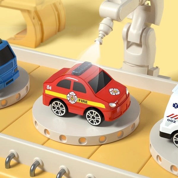 Mini Alloy Pull-Back Car Sets (4-Pack)