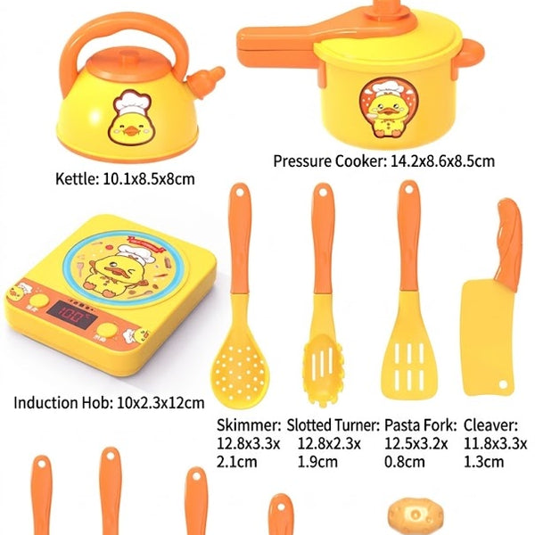 Interactive Steam Rice Cooker Kitchen Toy Set - 68 Pieces