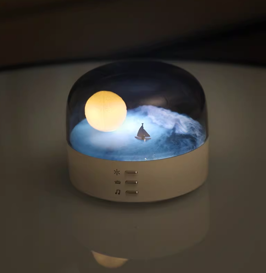 Three-Color Desktop Night Light and Ornament