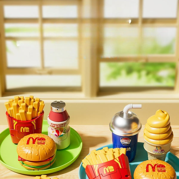 Food Transformation Robot Action Figure Set