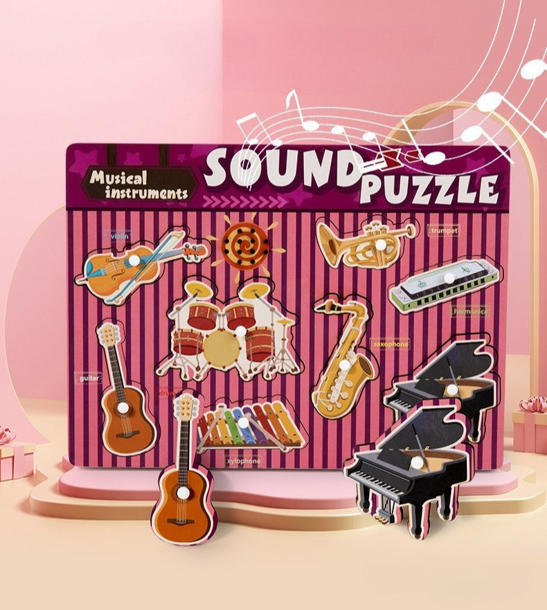 Sound & Discovery Wooden Peg Puzzle