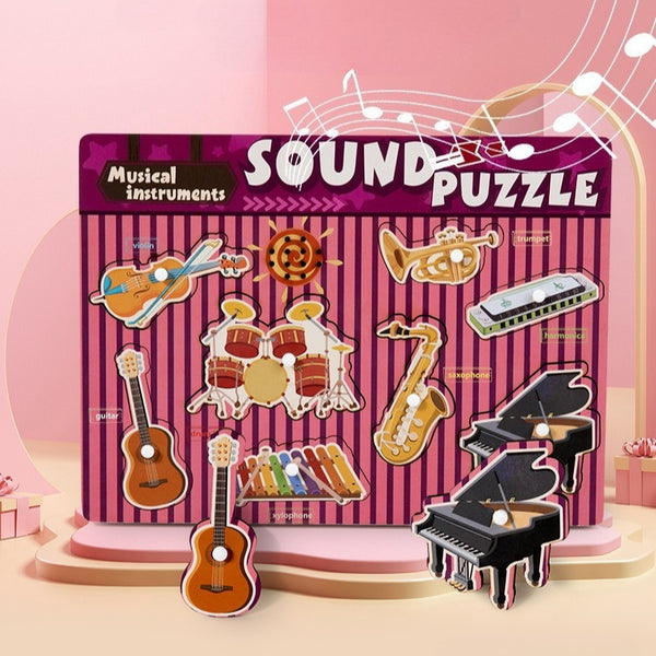 Sound & Discovery Wooden Peg Puzzle