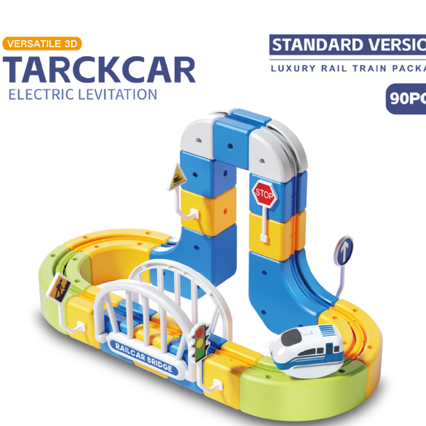 90-Piece Electric Levitation Gear Track Train Set