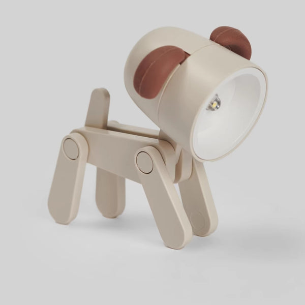 Mini Posable Puppy Light