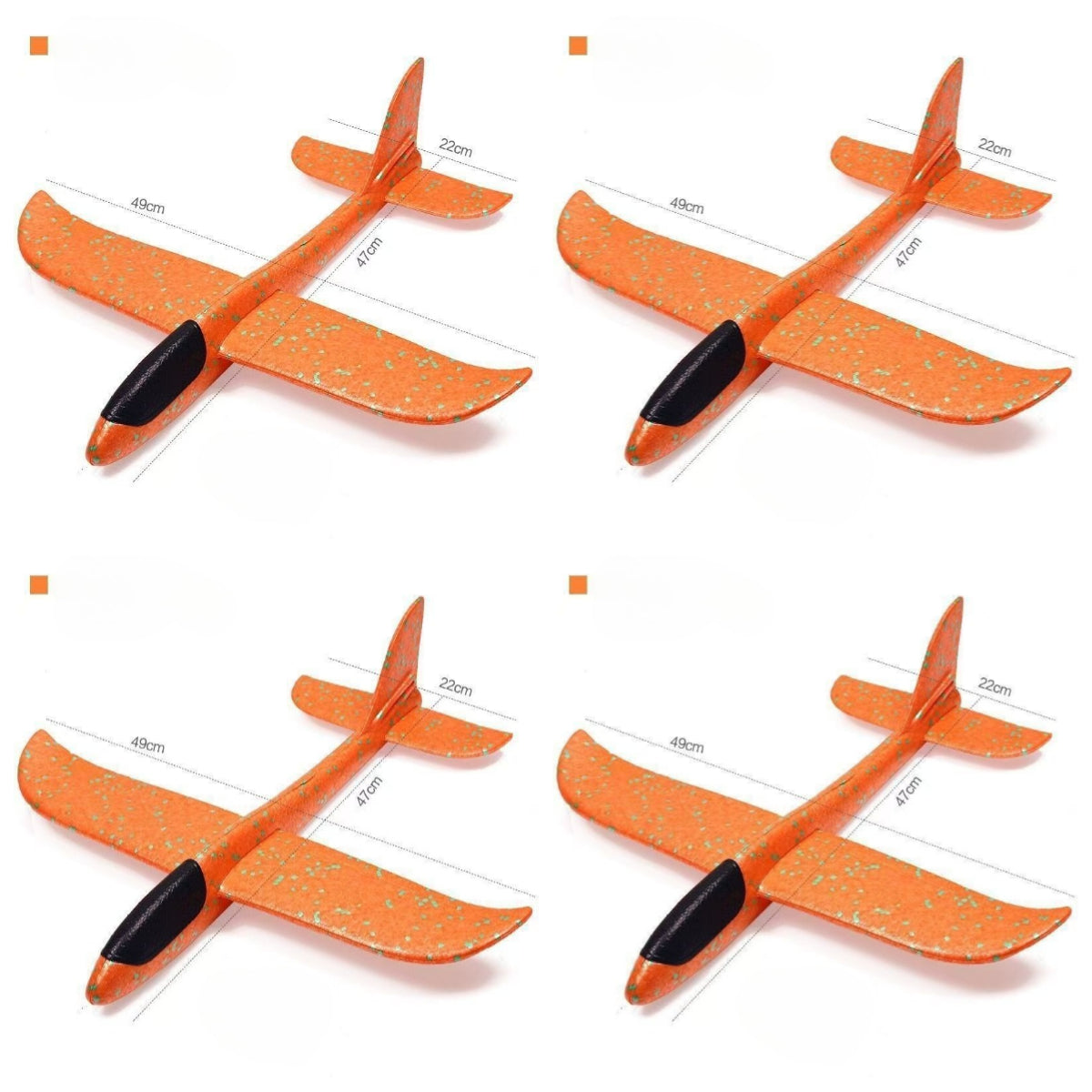 ✈️ The Ultimate High-Flying Foam Glider – Large Outdoor Aeroplane Toy(Pack of 4) Fantastik Curios