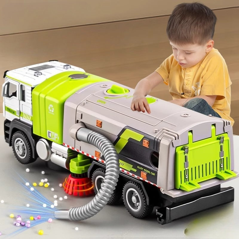 1/50 Scale Alloy Sweeper Truck with Vacuum Function