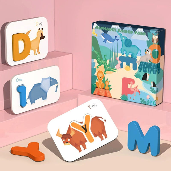 Alphabet and Number Matching Puzzle Set