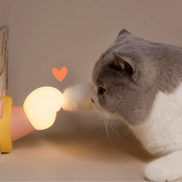 Magnetic Reaching Cat Paw Night Light