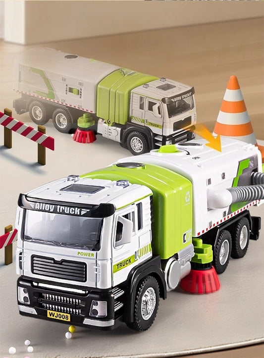 1/50 Scale Alloy Sweeper Truck with Vacuum Function