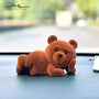 Mory Paradise Flocked Bear Desktop and Car Ornament