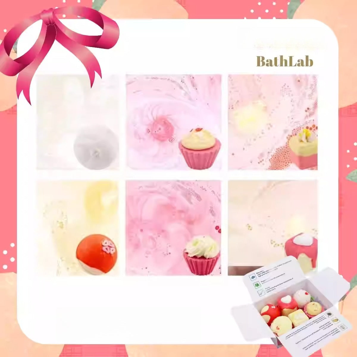 Pastry Style Essential Oil Foot Soak Gift Box