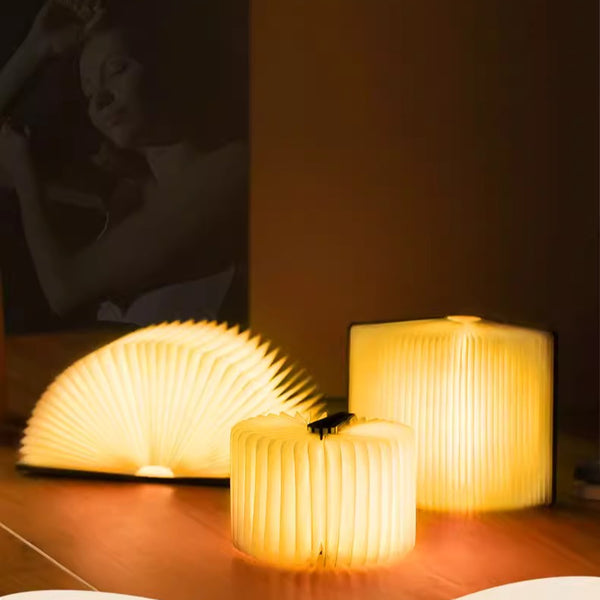 Mini Walnut Wood Book Light