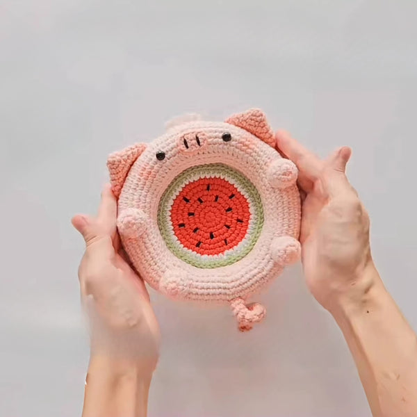 Animal Hugging Coaster DIY Crochet Kit