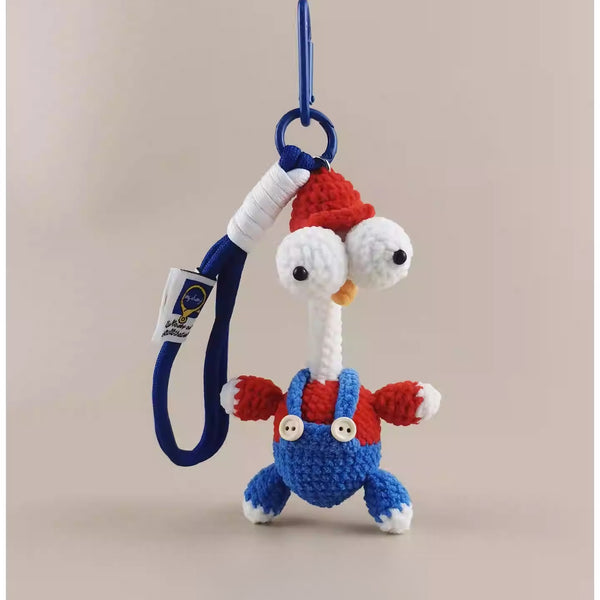 Handmade Long-Necked Chicken Bag Charm