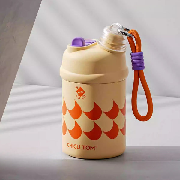 Dual-Sip Insulated Travel Tumbler