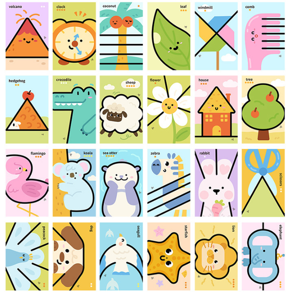 Toddler Paper Cutting Activity Set (60 Sheets)