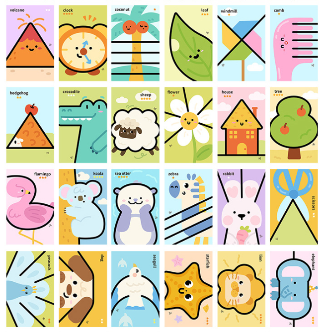 Toddler Paper Cutting Activity Set (60 Sheets)
