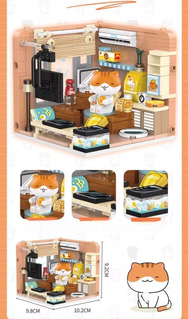 Miniature Cat Room Building Kit