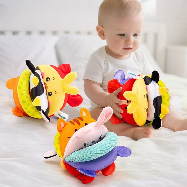 Montessori Soft Sensory Animal Ball for Babies
