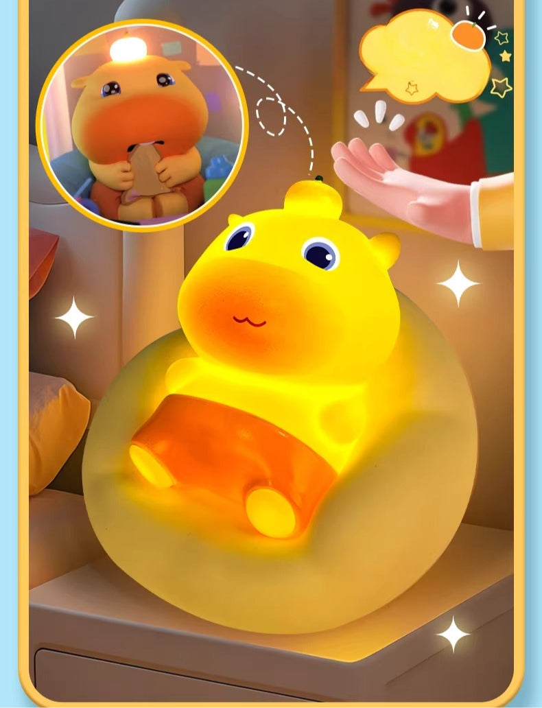 Capybara Silicone Tap Night Light