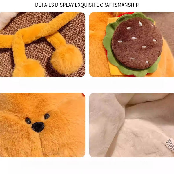 Burger Bear Plush Trapper Hat