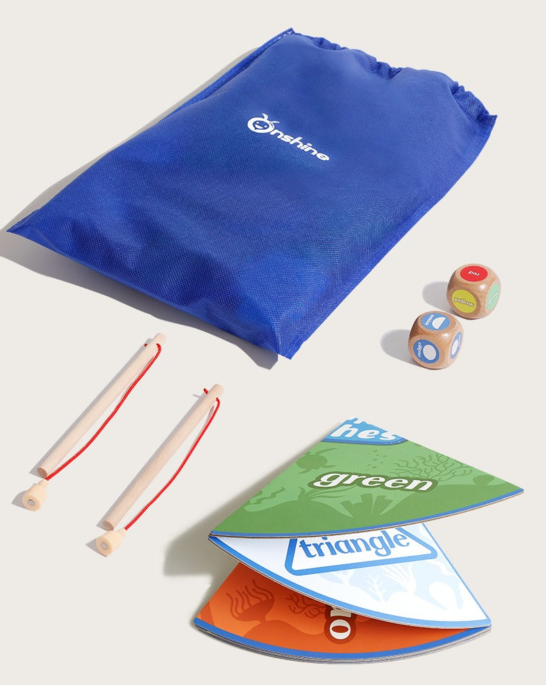 Catch & Match Magnetic Wooden Fishing Game – 36-Piece Set