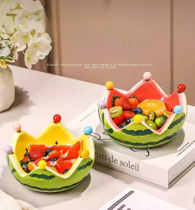 Watermelon Ceramic Fruit Fork Set