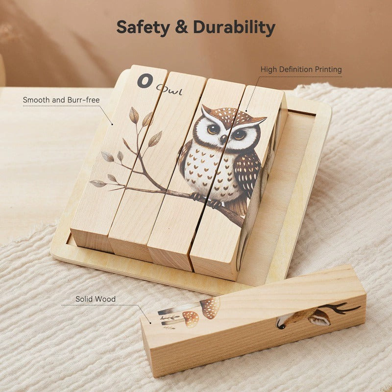 Wooden Animal Block Puzzle