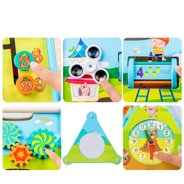 Wooden Multi-Activity Learning Box