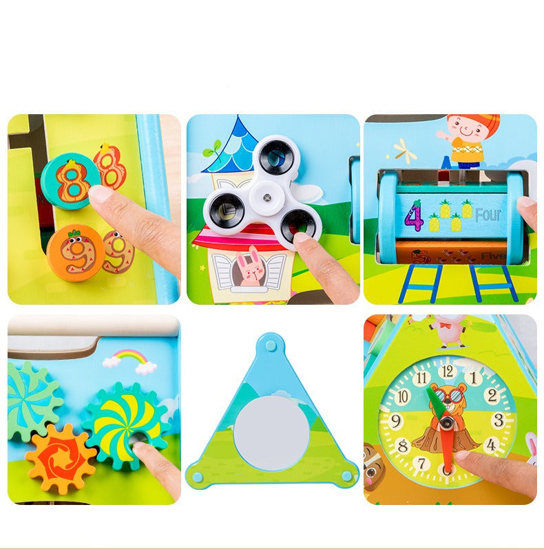 Wooden Multi-Activity Learning Box