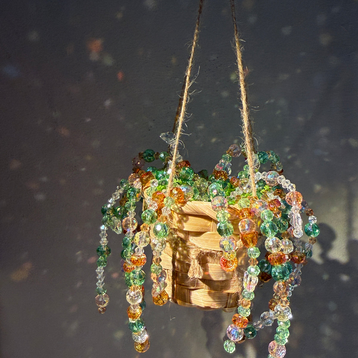 Sea Citrus Beaded Hanging Plant