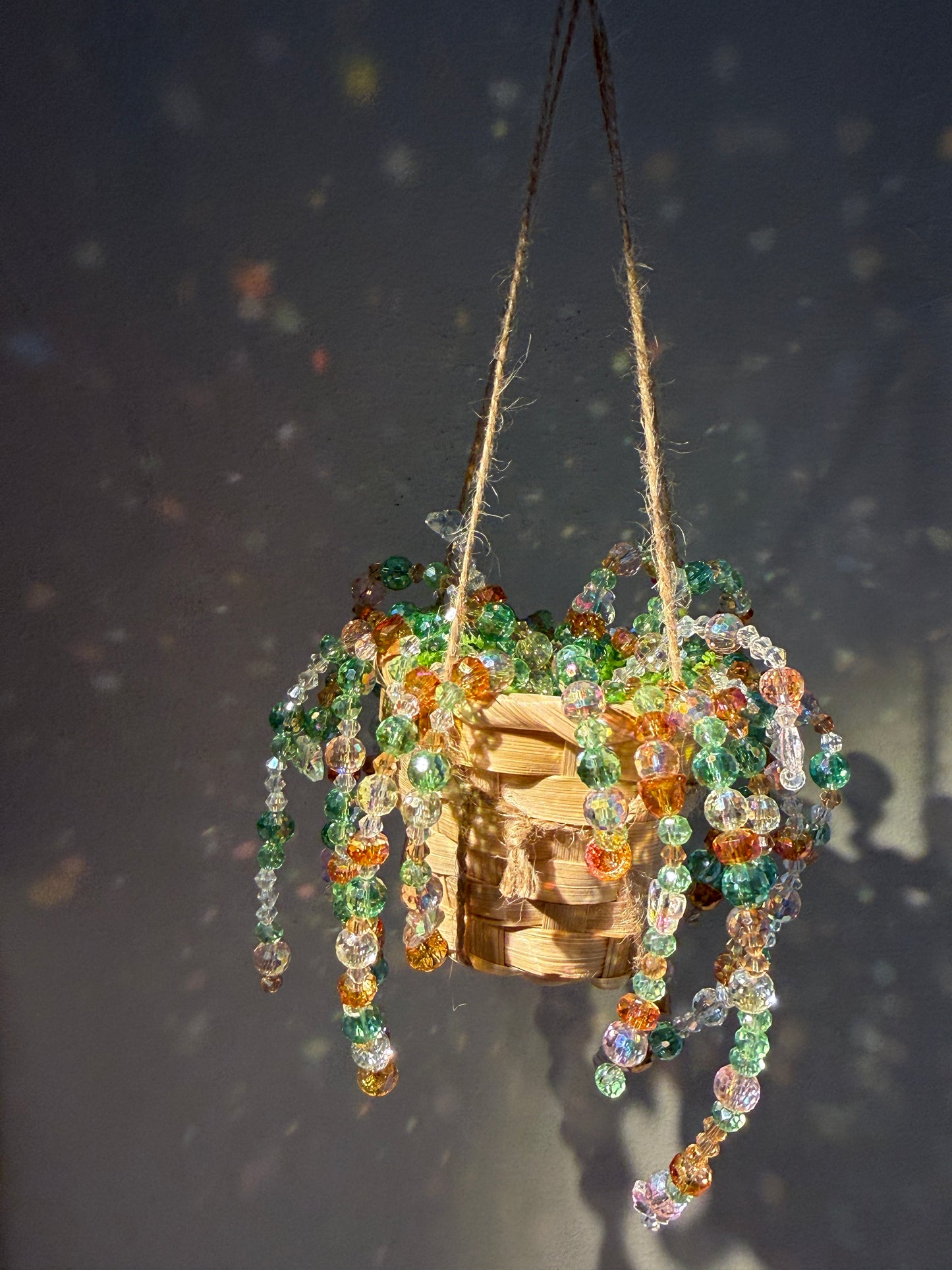 Sea Citrus Beaded Hanging Plant