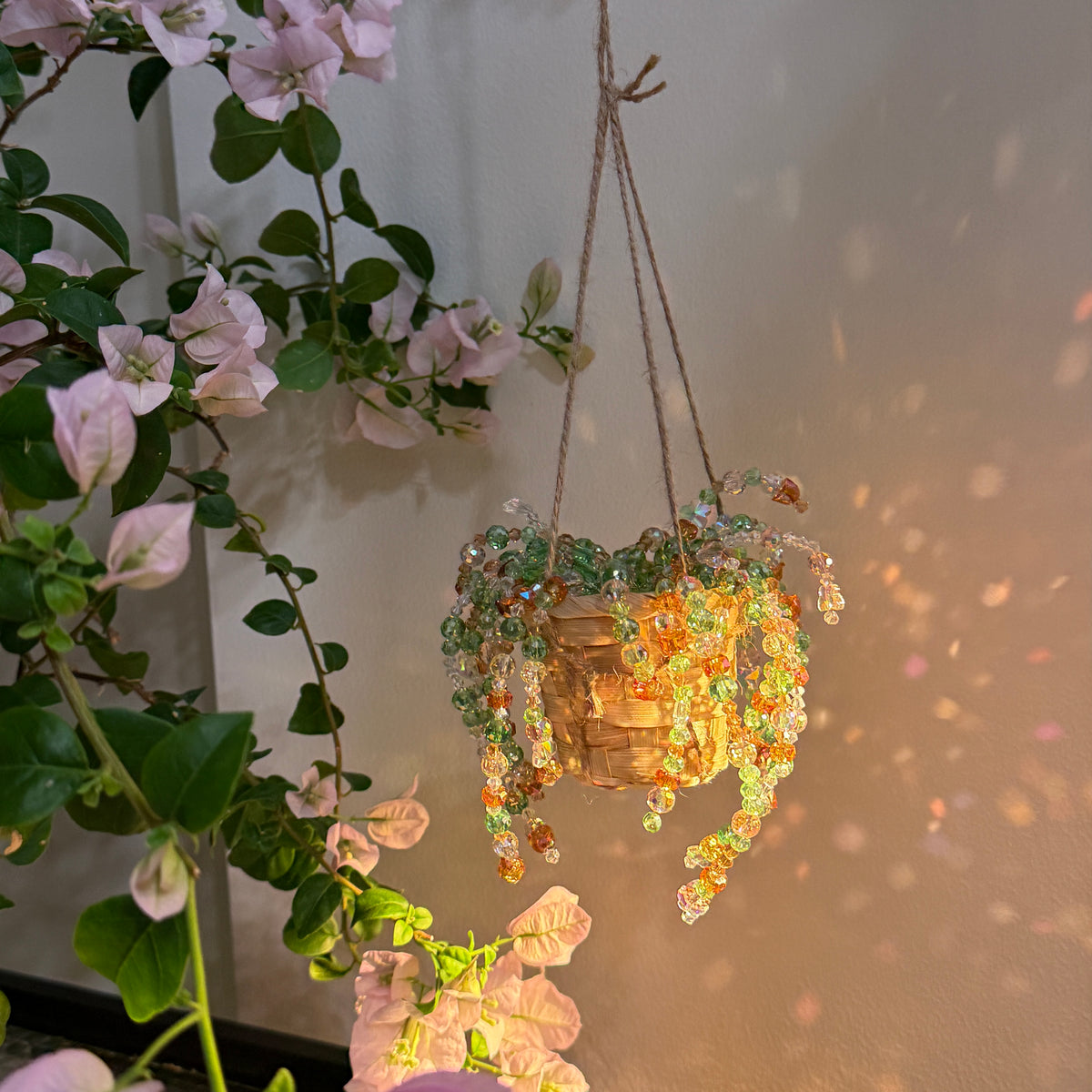 Sea Citrus Beaded Hanging Plant