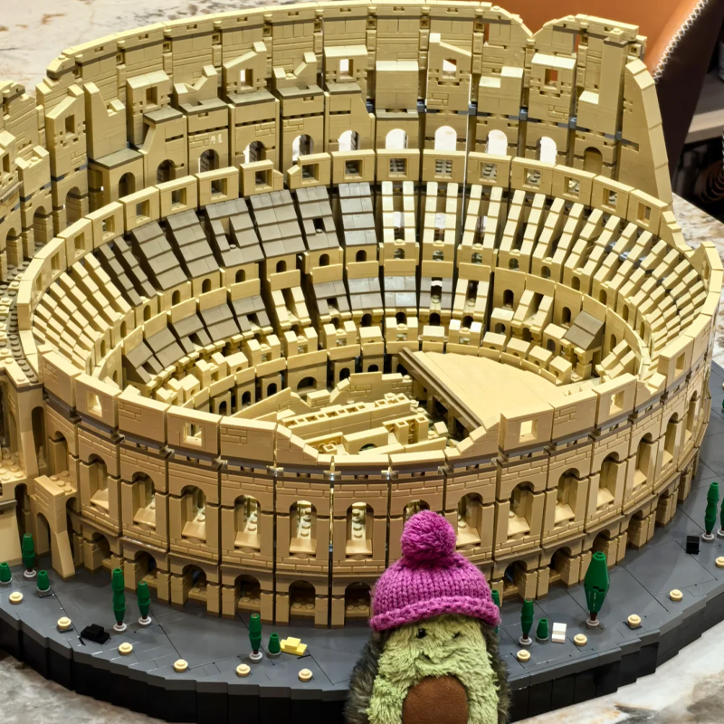 Roman Colosseum Architectural Building Block Set