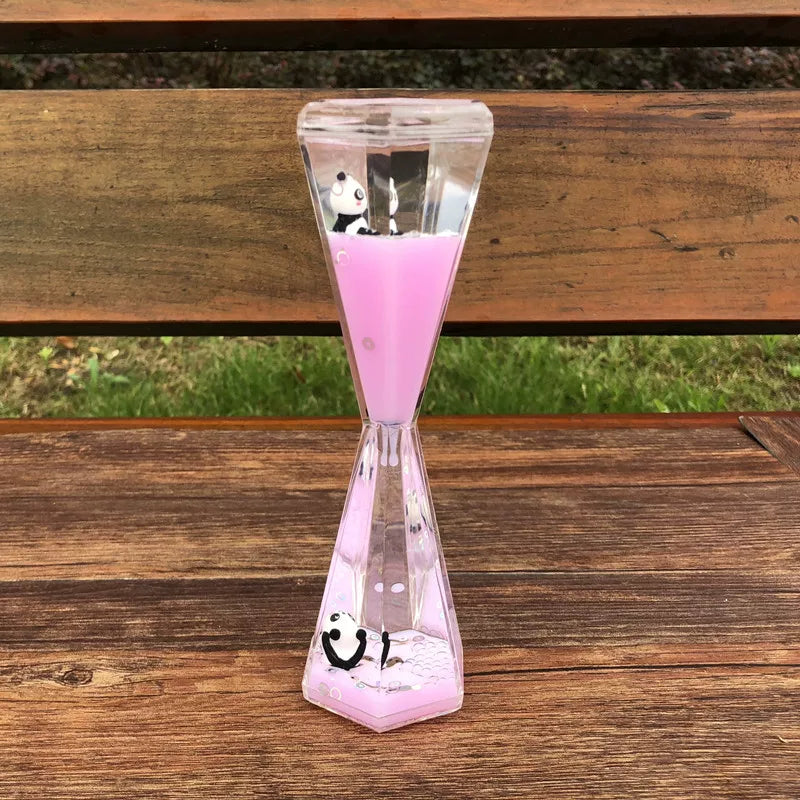 Panda Liquid Motion Timer Ornament