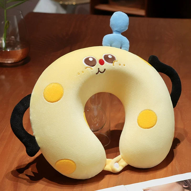 Soft Plush Food-Themed Neck Pillow