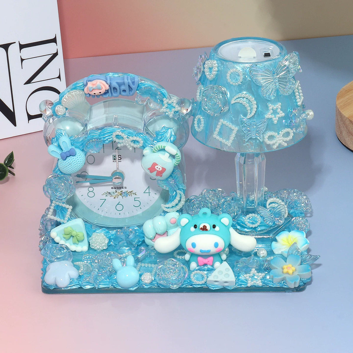 DIY Cream Glue Alarm Clock & Night Light Kit