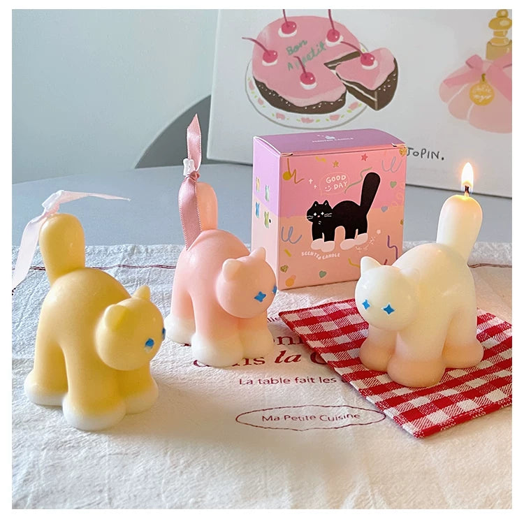 Cat-Shaped Scented Candle Ornament