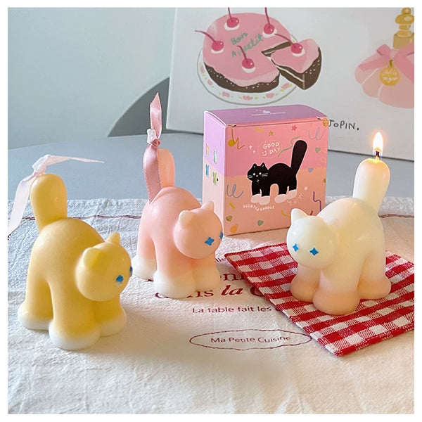 Cat-Shaped Scented Candle Ornament