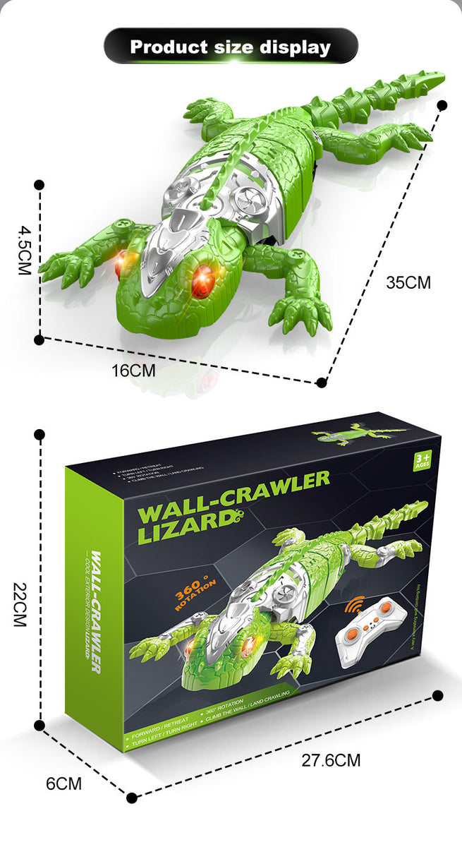 Gravity-Defying Remote Control Wall-Crawler Lizard Fantastik Curios