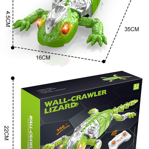 Gravity-Defying Remote Control Wall-Crawler Lizard Fantastik Curios