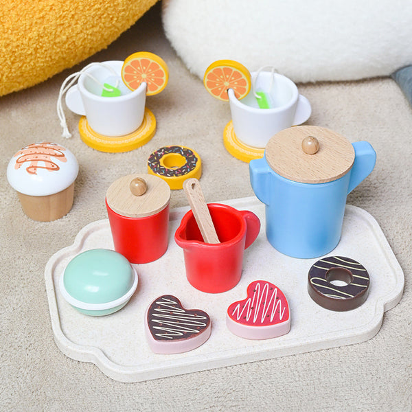 Wooden Afternoon Tea & Dessert Party Play Set
