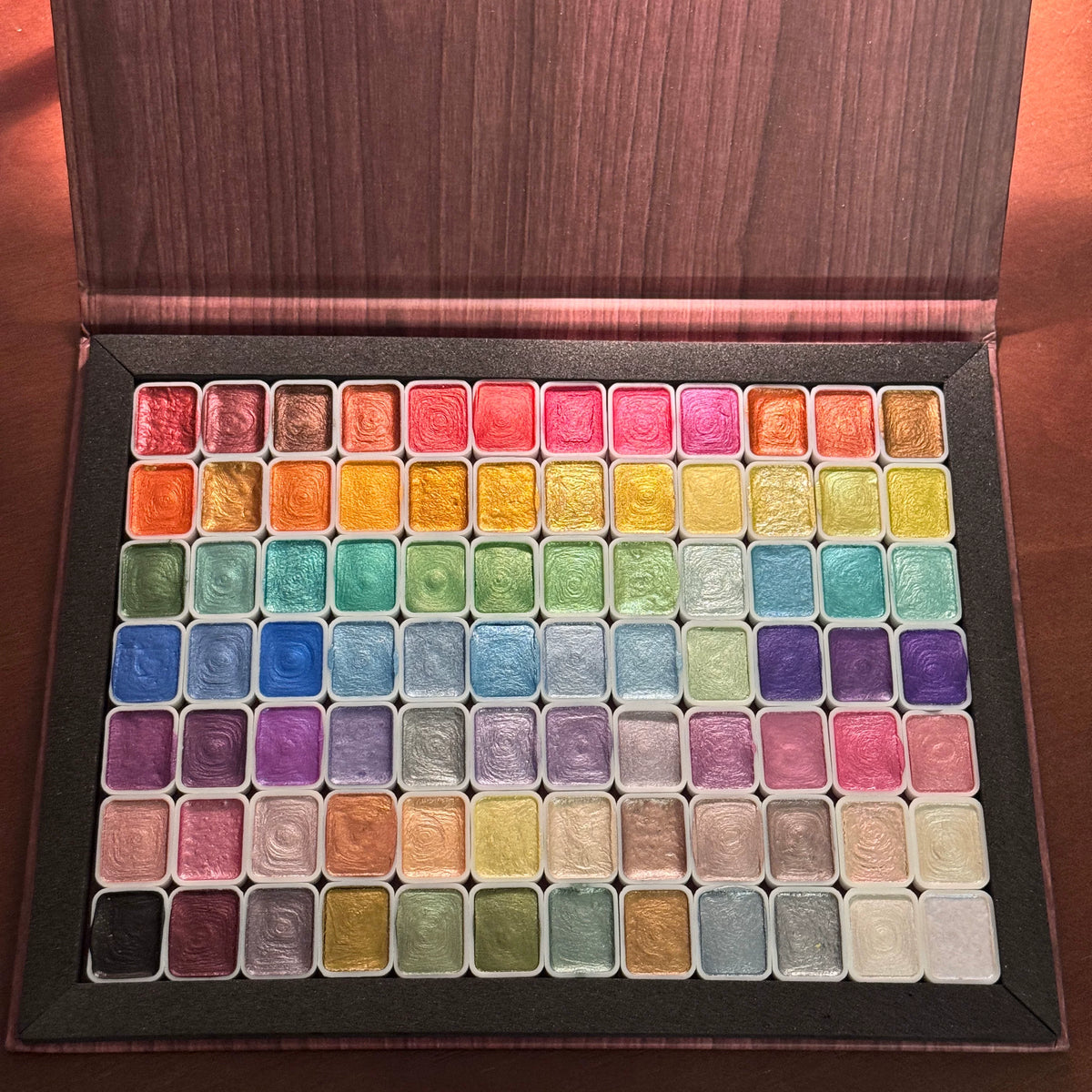 Metallic Pearlescent Watercolor Paint Set