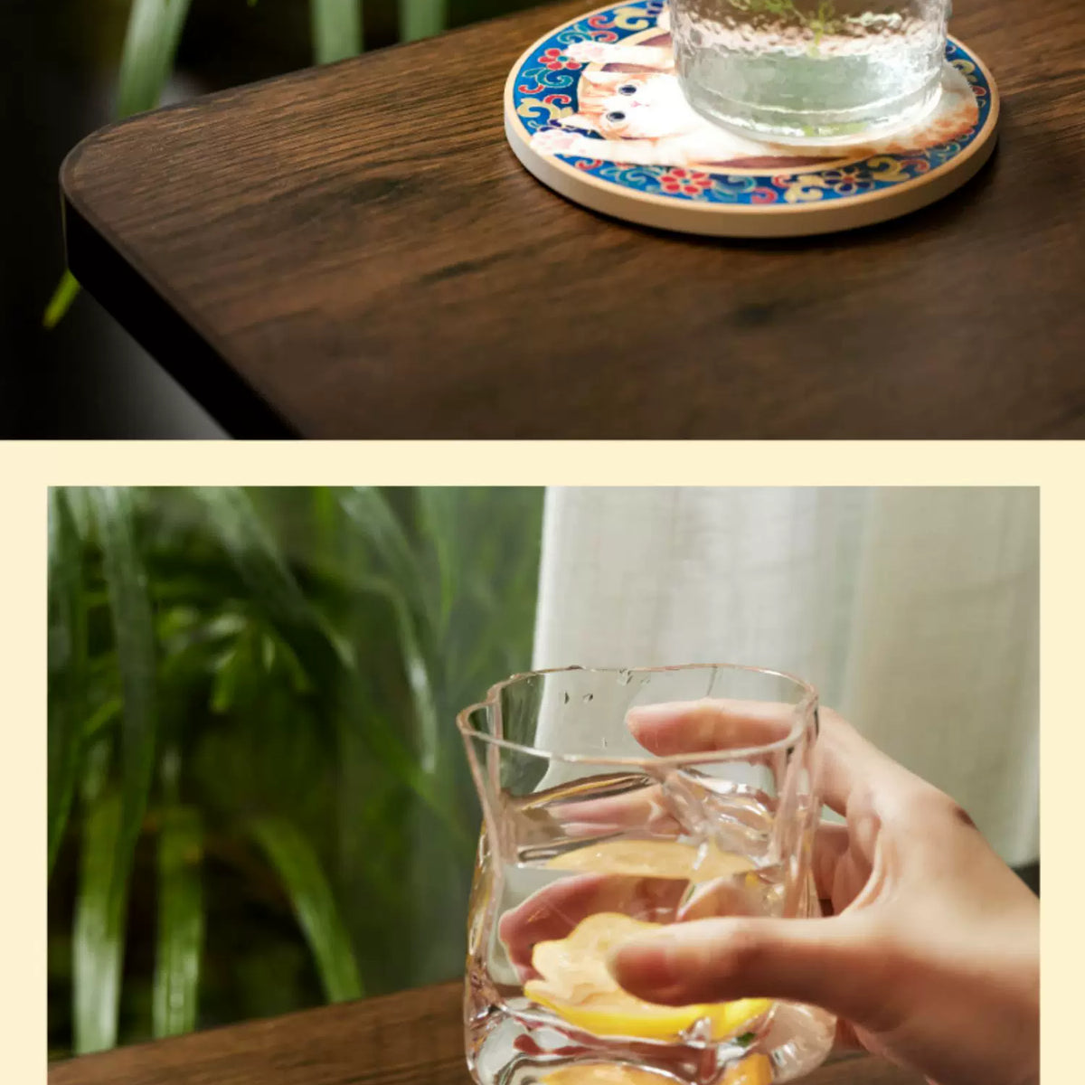 Imperial Palace Cat Diatomite Coaster