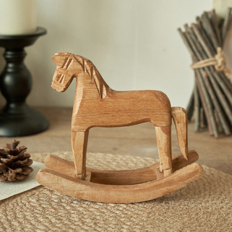 Handcrafted Wooden Rocking Horse
