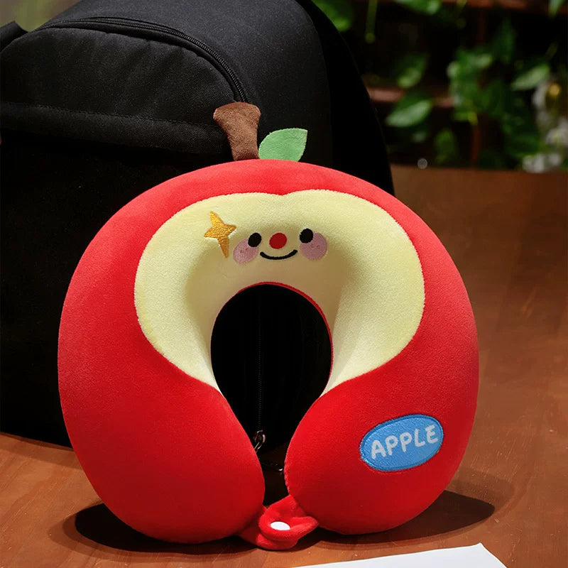 Soft Plush Food-Themed Neck Pillow