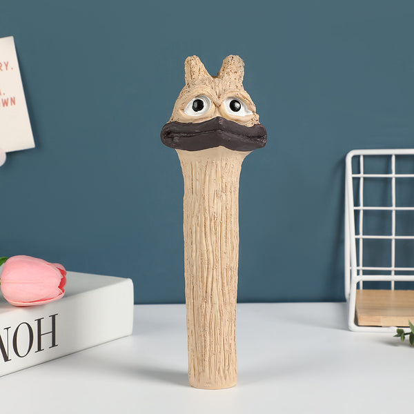 Quirky Ostrich and Chicken Figures