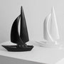 Modern Minimalist Sailboat Sculpture