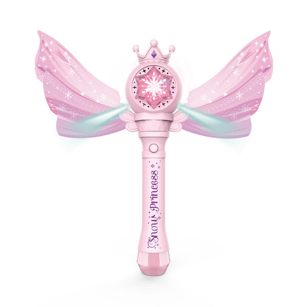 Ice Princess Magic Wand Bubble Blower with Lights & Music